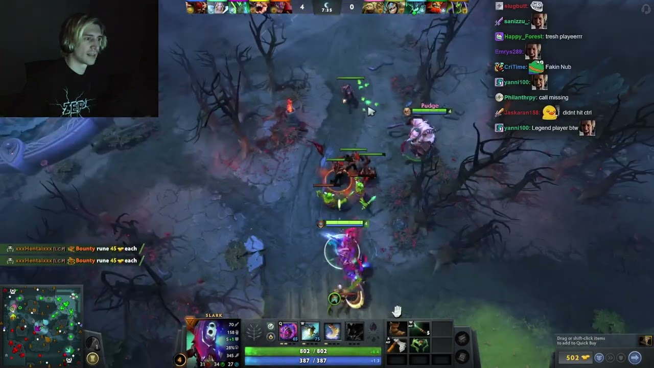 XQC PLAYS DOTA 2 WITH MOXY (Part 1)