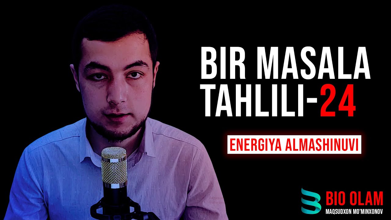 Bir masala tahlili 24 |  @Maqsudxon_Mominxonov   #bio_olam #biologiya #cell #mitos #youtube #shorts