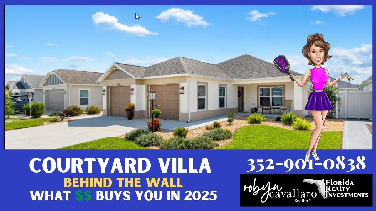 Behind the Walls: Inside Courtyard Villas of The Villages Florida Robyn Cavallaro