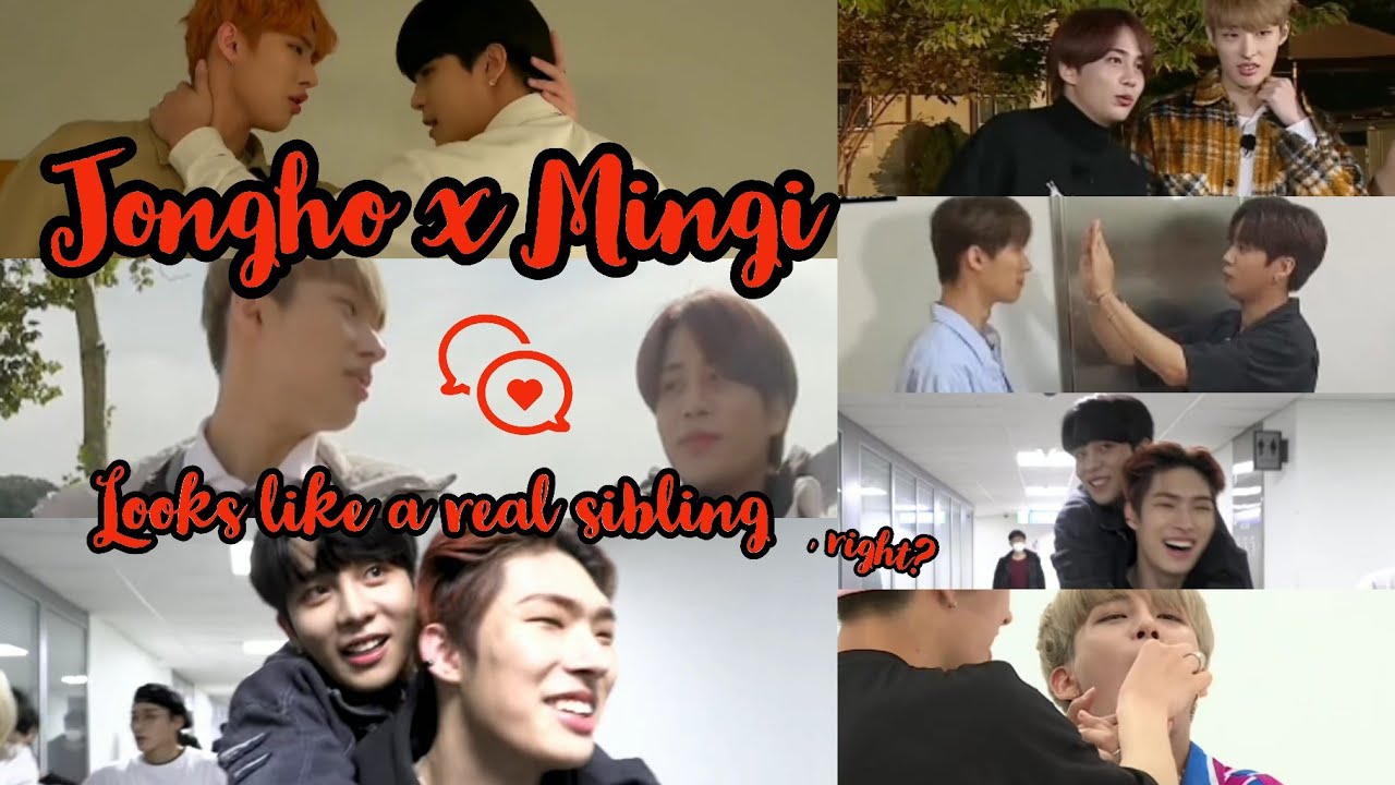 [ATEEZ] Jongho × Mingi looks like a real sibling, right?