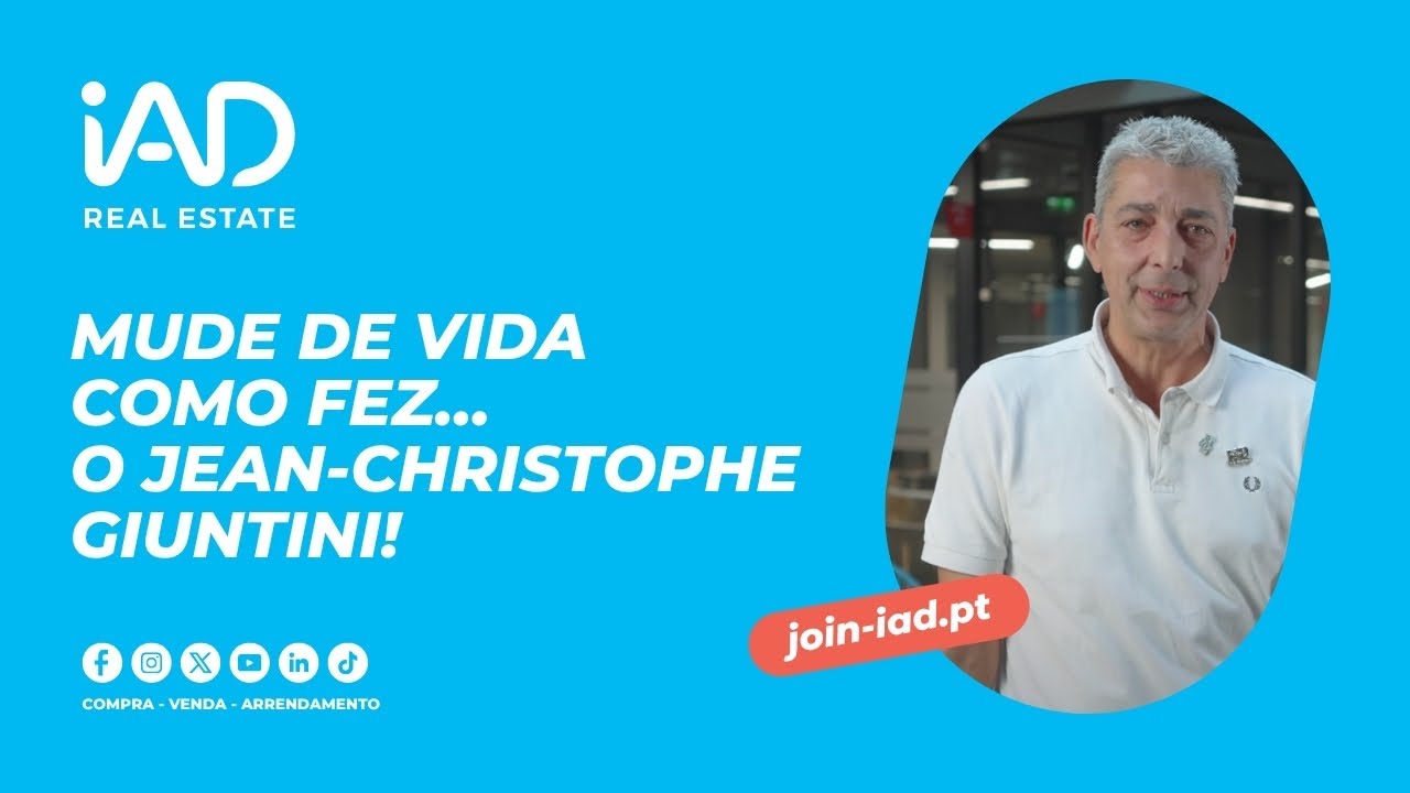 Mude de vida como fez&hellip; o Jean-Christophe Giuntini