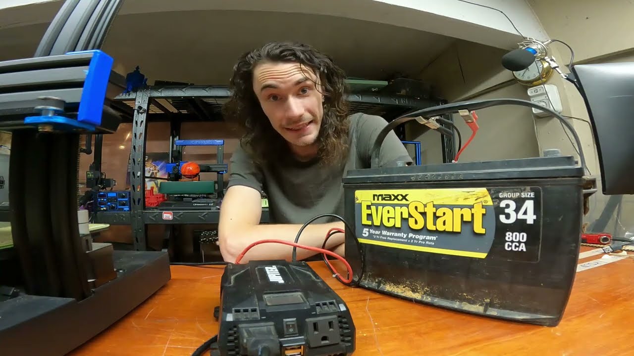 Car Battery Powered 3D Printer?