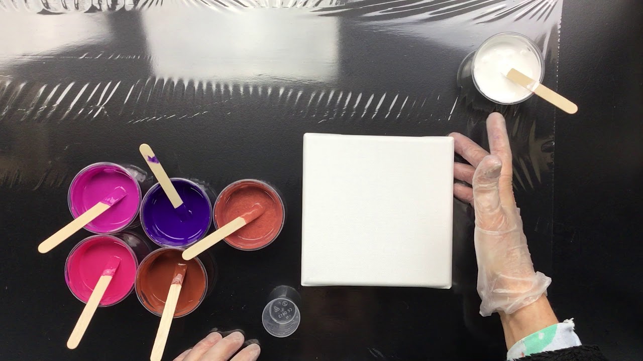 ( 432 ) testing varnish as pouring medium