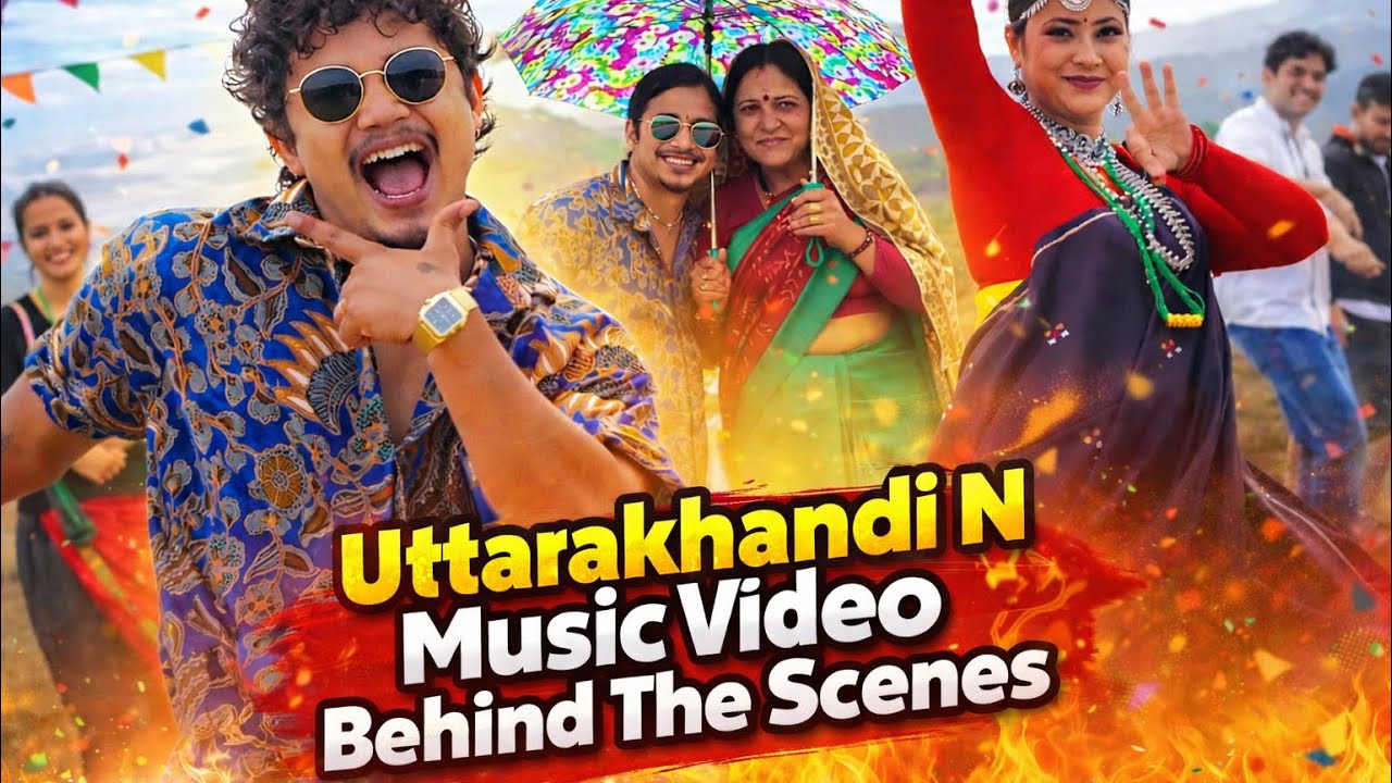 Behind the scenes of My New Uttarakhandi Music Video😍🔥 @AnoopParmarVlogs