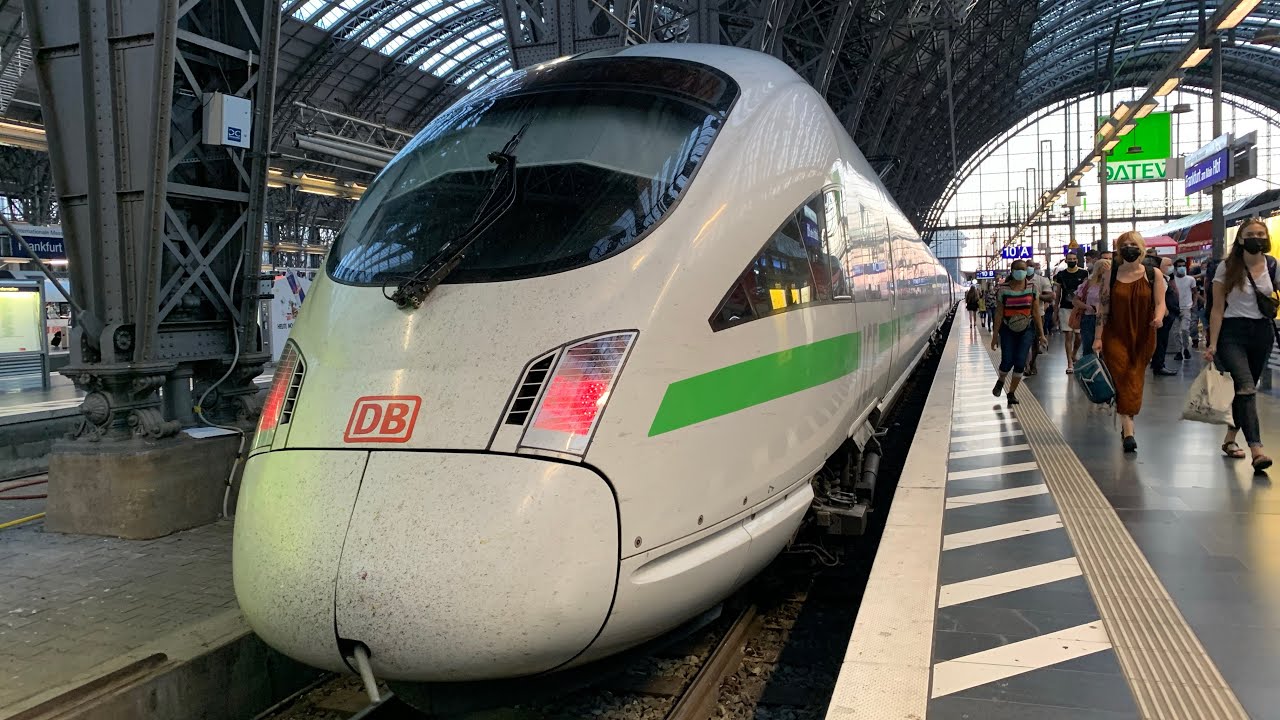 Im ICE 1554 (1 klasse) von Dresden nach Frankfurt