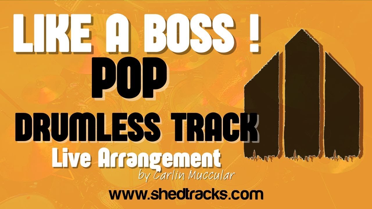 Like A Boss! | Pop Drumless Practice Track | Shedtracks
