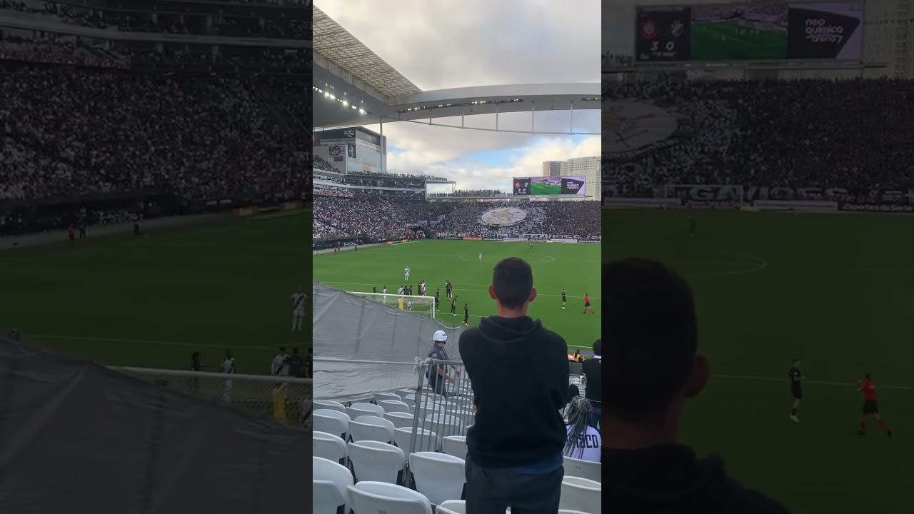 VIS&Atilde;O DO SETOR VISITANTE NA ARENA NEO QU&Iacute;MICA!                                   #vascoxcorinthians