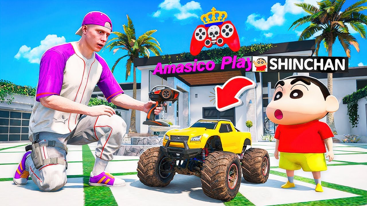 SHINCHAN a PRIMIT o MASINA cu TELECOMANDA in GTA 5!