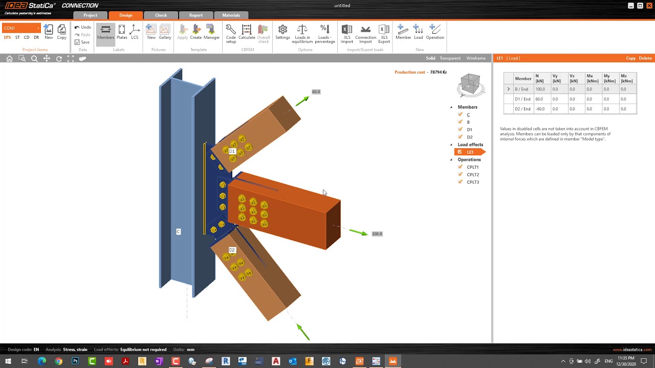 IDEA StatiCa 20.1&FEM-Design 19  Design of Timber  truss  connections