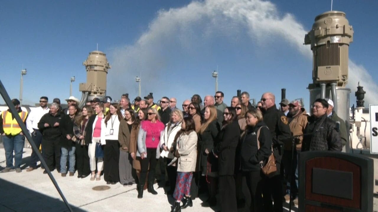 Denison celebrates city's new water source