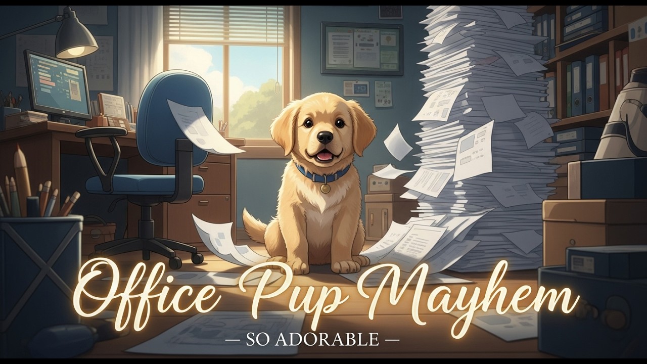 Act 2   Office Pup Mayhem   SO ADORABLE