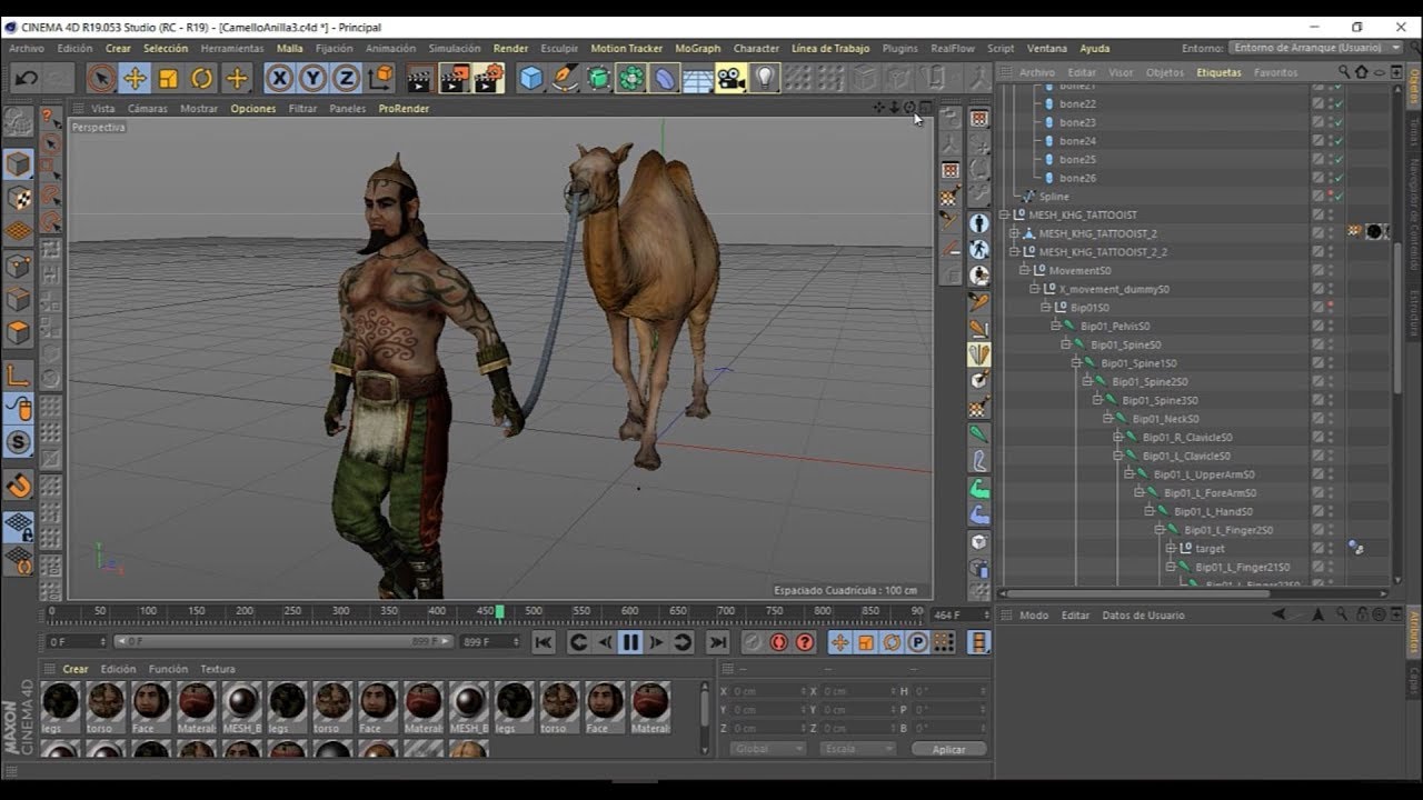Create an animated rope with HoRope in Cinema 4D for Iclone
