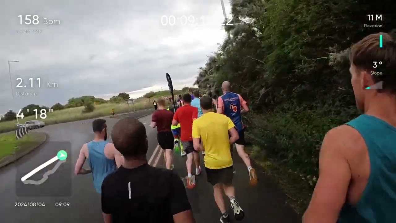 Southport Seaside10k: 04/08/2024. Can I run a sub 45 minute 10k? POV
