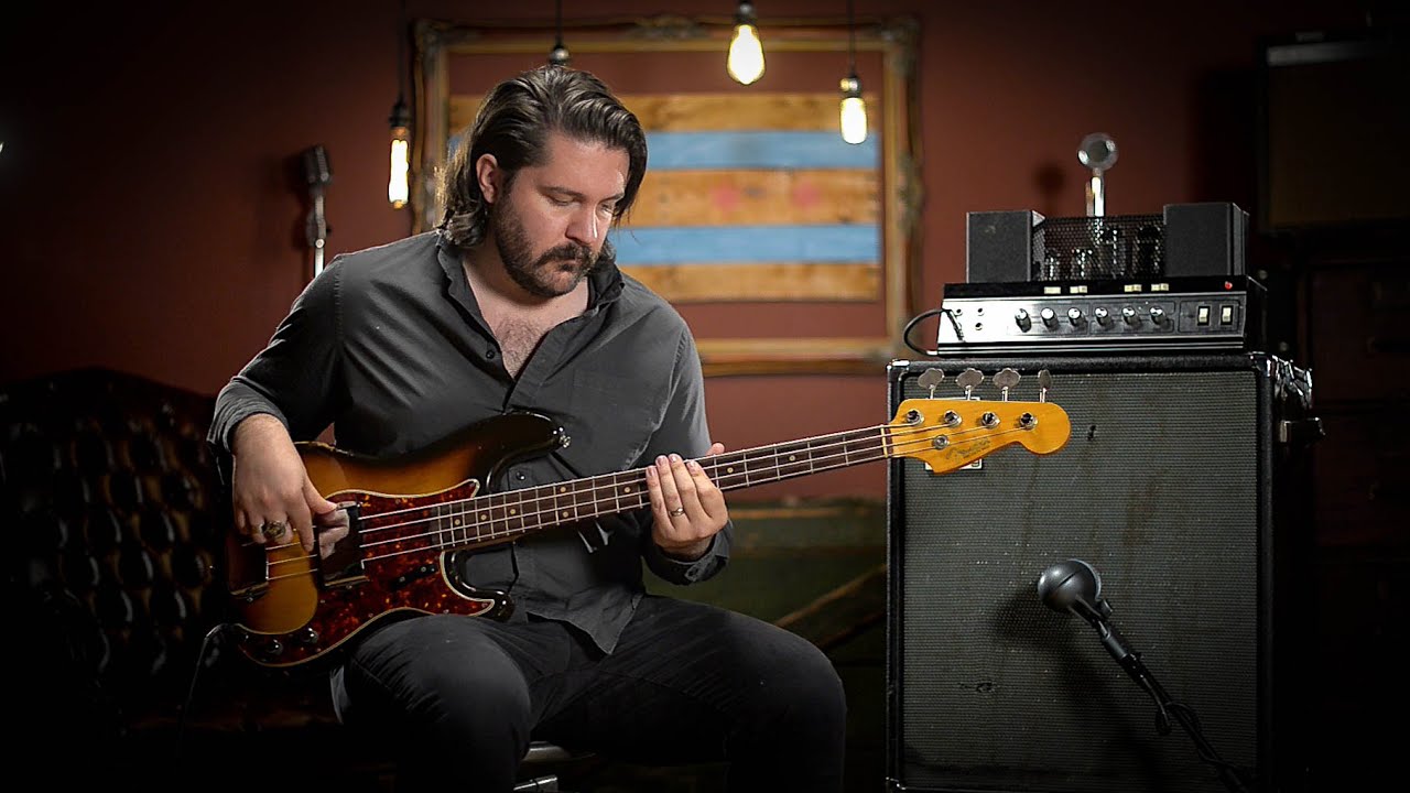 Fender Precision Bass Sunburst 1960 года | Демонстрация винтажной модели от CME | Марк Наджар