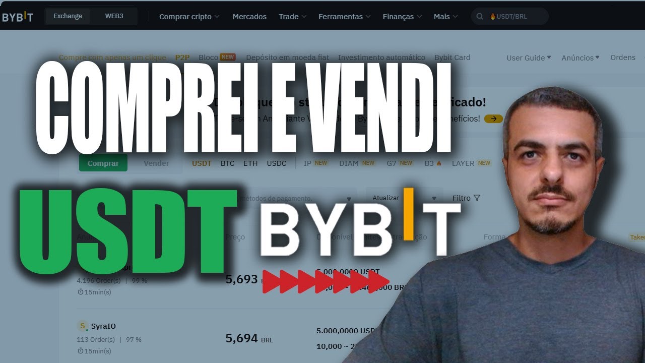 Comprando e Vendendo USDT via P2P na BYBIT 2025 (R&aacute;pido e F&aacute;cil)