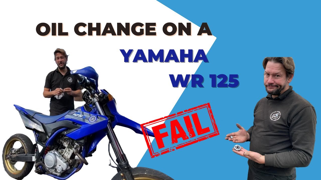 Sump Plug Snaps on a Yamaha WR125 Motorbike