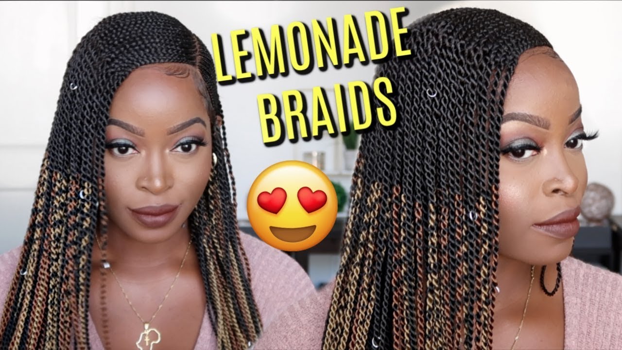 I GOT LEMONADE BRAIDS🔥 ISSA WIG 😱BRAIDED WIG ft. CitiWorld