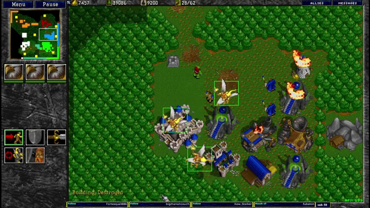 Warcraft 2 Mini Chop Farms 3v3
