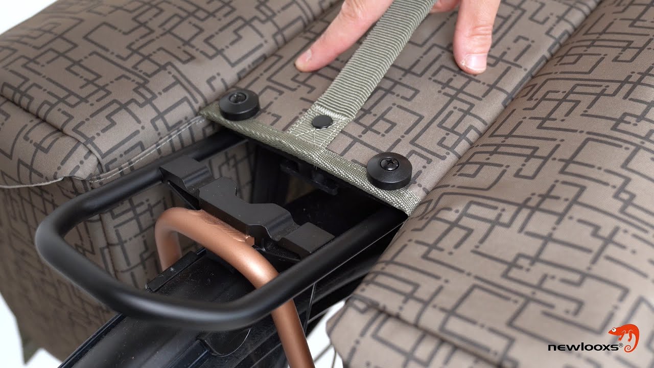 New Looxs | How do I attach my pannier with MIK adapter to my MIK carrier? (Extended version)
