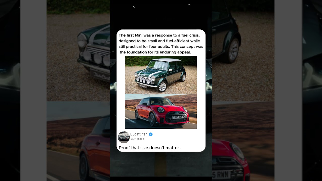 the first mini was a response to a fuel crisis #minicooper #minicar #cars