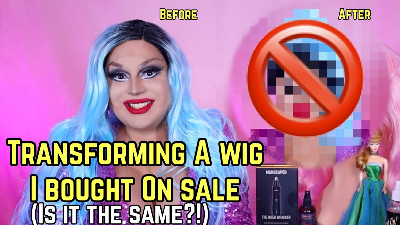 TRANSFORMING A WIG I BOUGHT ON SALE