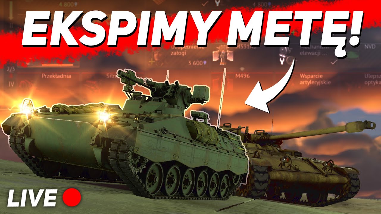 Expimy maszyny pod SQB - WAR THUNDER LIVE 🔴