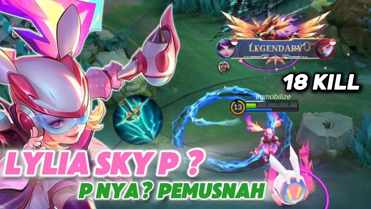 LYLIA BUILD PEMUSNAH!! PALING COCOK DIGUNAKAN DI SOLO RANKED, Pasti Gendong2 - Mobile Legends