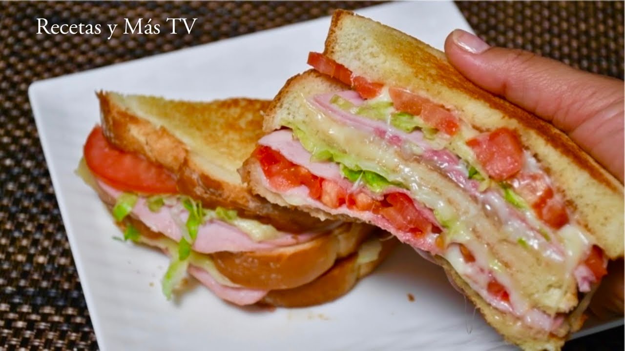 Este es el Sandwich mas delicioso que comerás, rapido, fácil y riquisímo