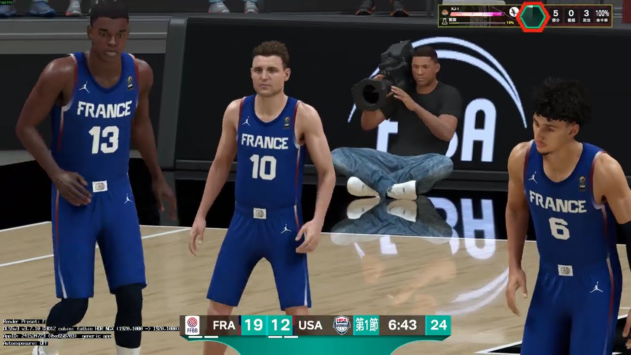 NBA2K26生涯模式S1-休賽季 FIBA友誼賽 VS FC