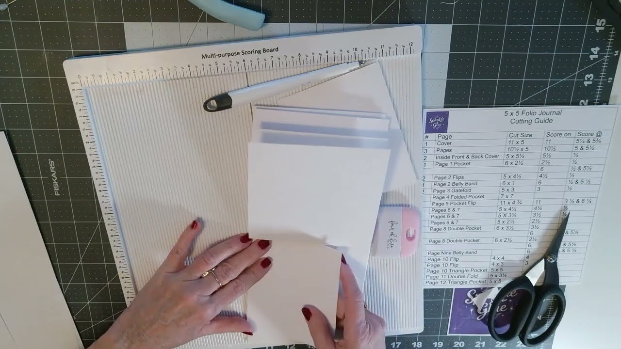 5 x 5 Junk Journal Folio with Flips, Flaps, Pockets, Gatefold and more Tutorial Part 1