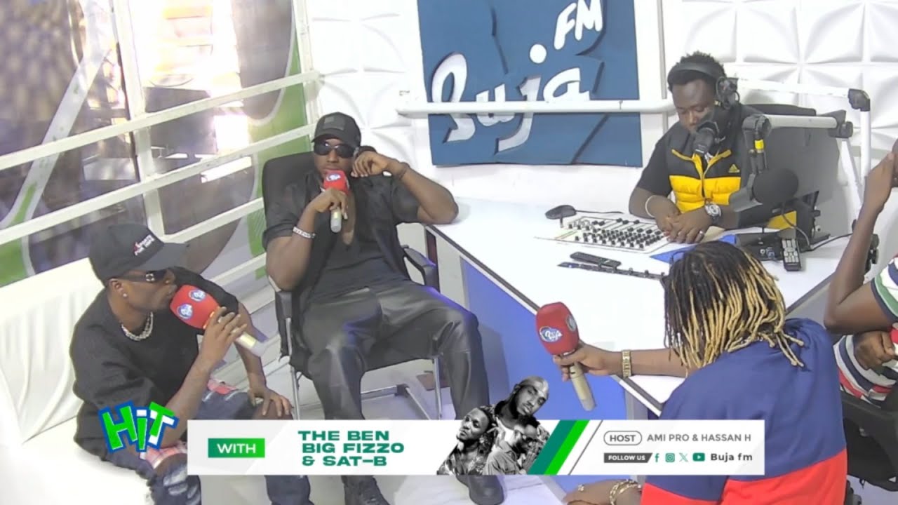 BIG FIZZO na SAT-B bahuriye muri Studio ubwambere na THE BEN