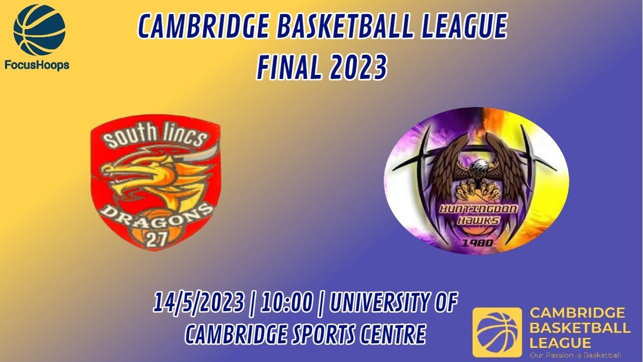 REPLAY | SOUTH LINCS DRAGONS VS HUNTINGDON HAWKS | CAMBRIDGE BASKETBALL LEAGUE FINAL SECOND HALF