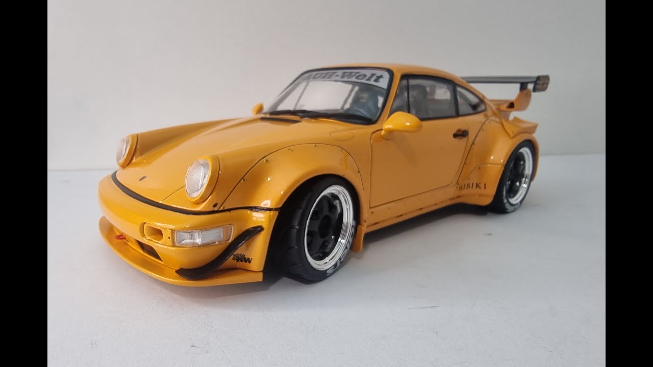 JADA PINK SLIPS RWB HIBOKI PORSCHE 911 1/18 SCALE DIECAST MODEL CAR UNBOXING & REVIEW #porsche #rwb