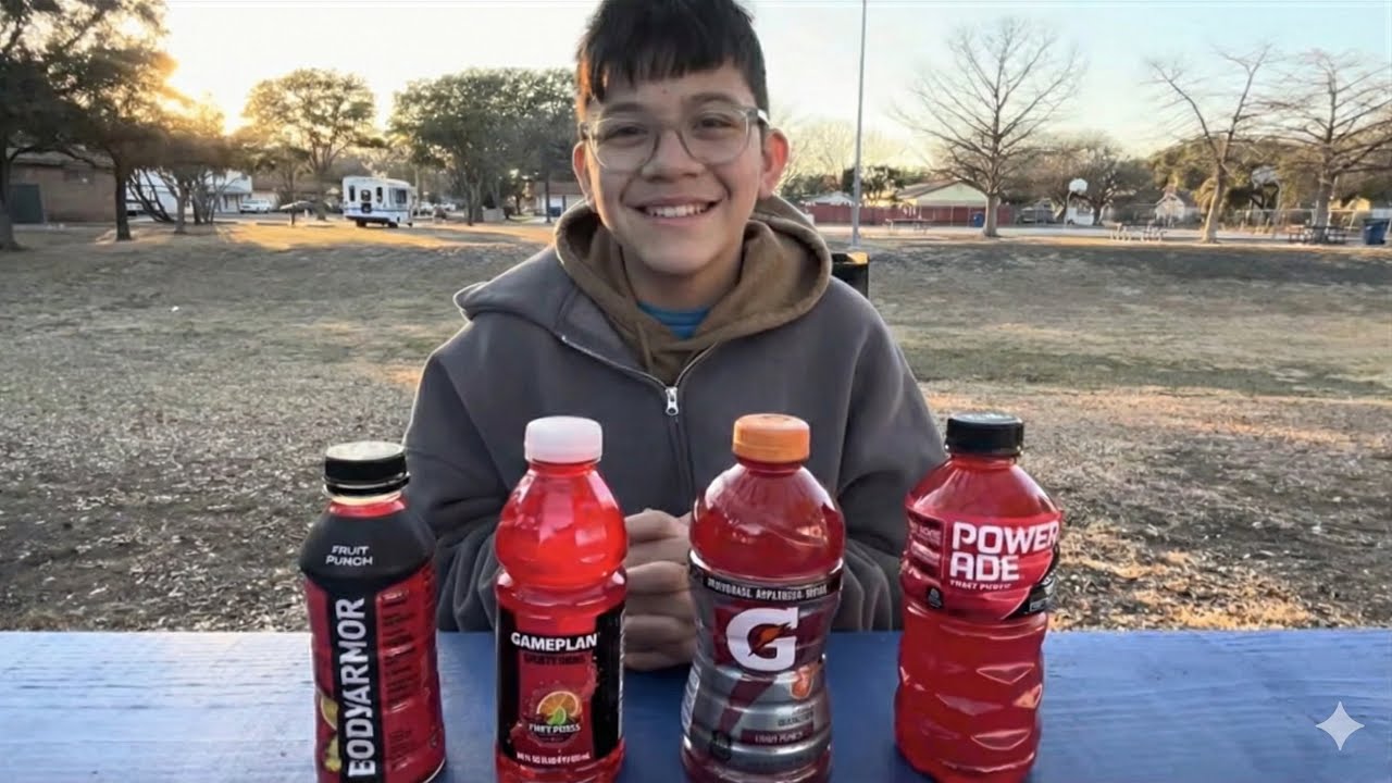 Trying Bodyarmor Fruit Punch, Gameplan Fruit Punch, Gatorade, Fruit Punch And Powerade Fruit Punch 