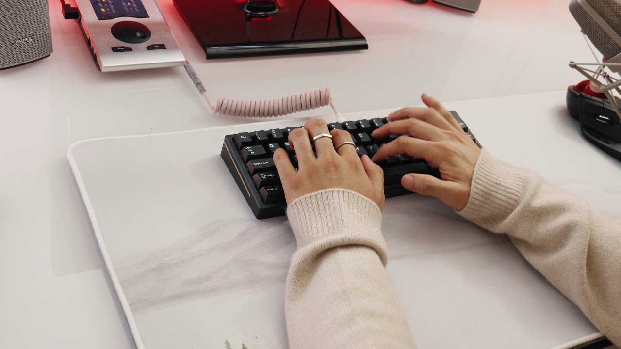 Black Kyuu with lubed Gateron Inks Typing Sounds ASMR