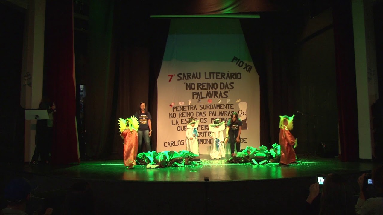 Sarau Literário 2017 - 1º Período apresenta "A Sementinha"