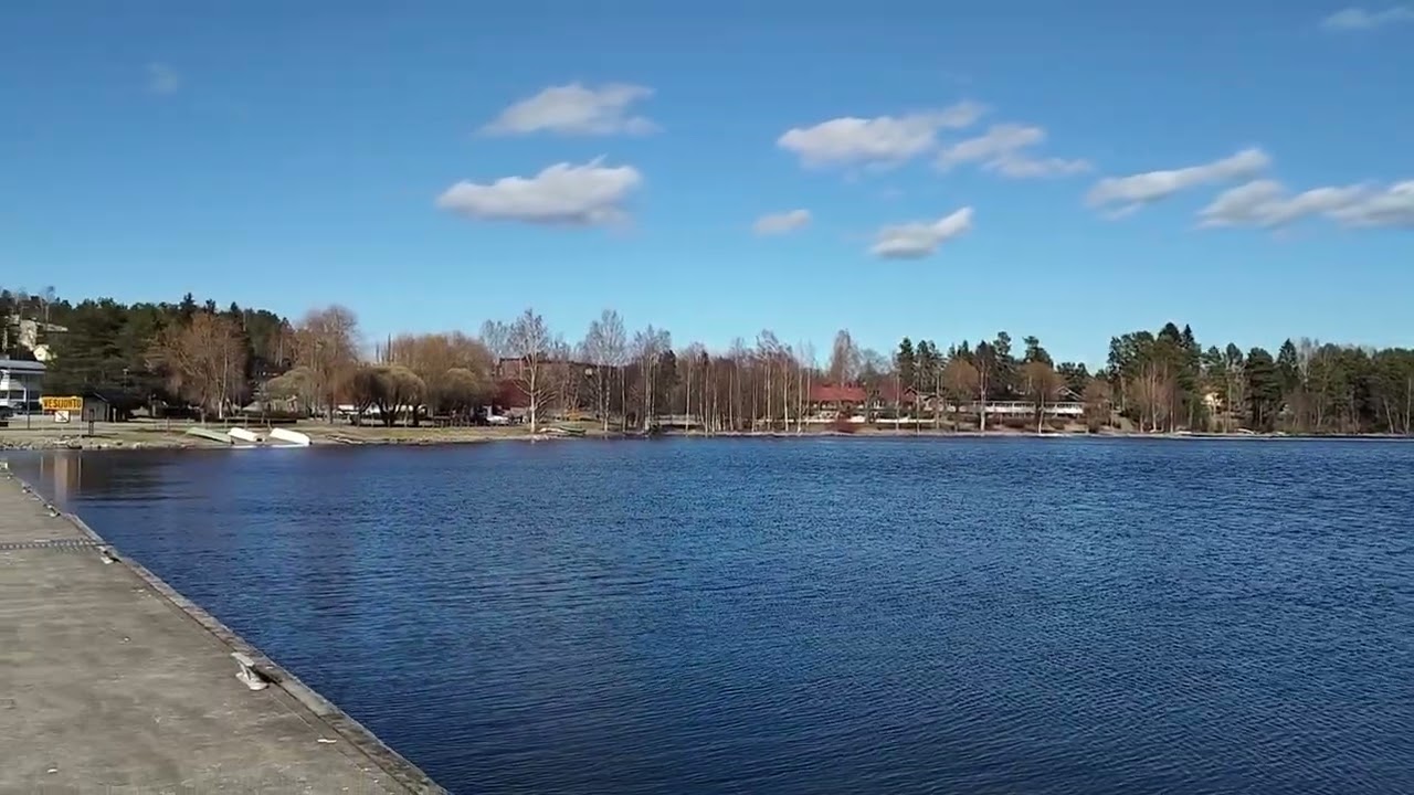 Korpilahti harbour in spring