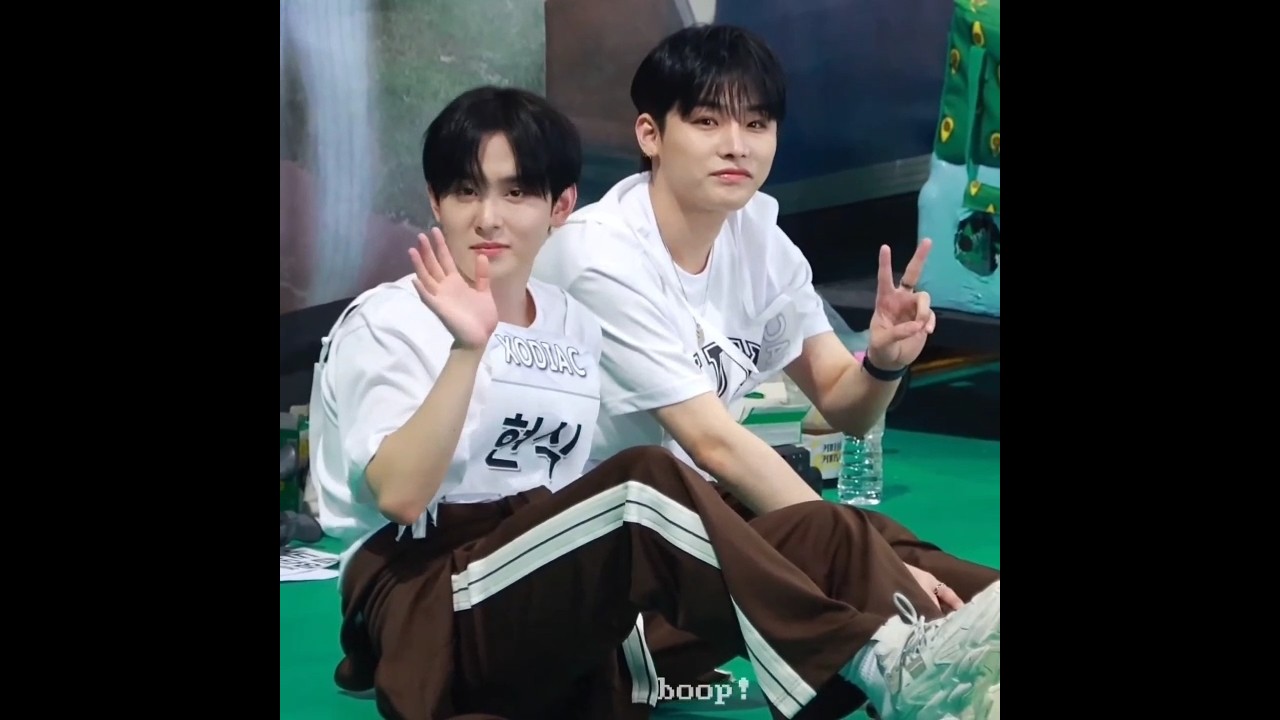 mojok bener 🙂🤏🏻 karungin nih #hyunsik #lex #xodiac #isac2025 #iyruniyou (cr. on video)