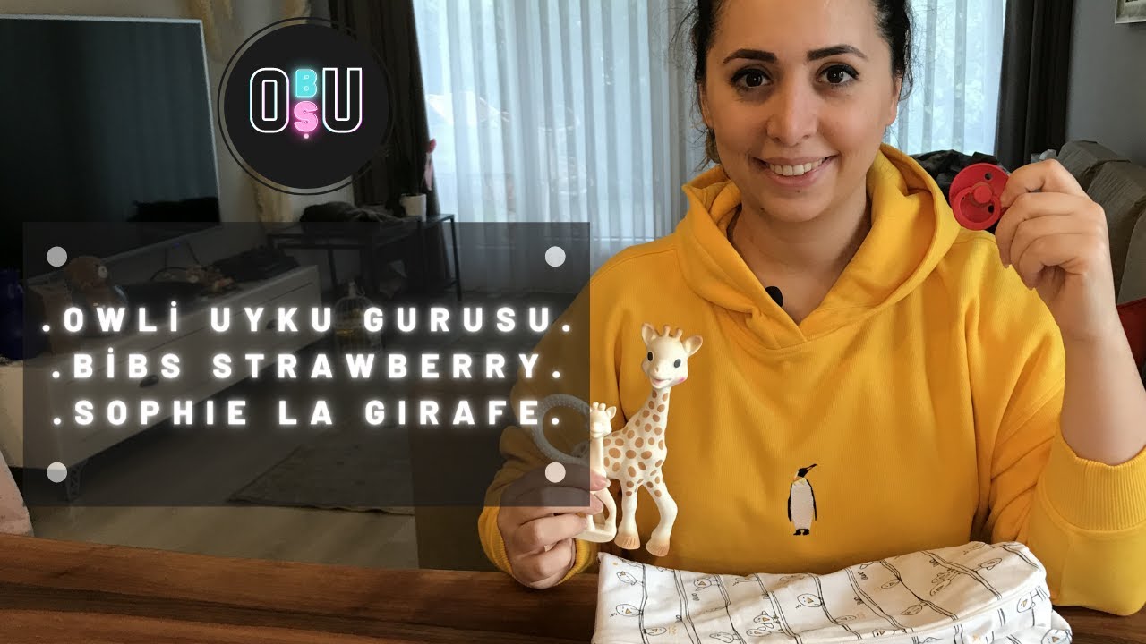 OWLI Uyku Gurusu, BIBS Emzik ve SOPHIE La Girafe Diş Kaşıyıcı Paket Açılışı ve Ürün İncelemesi!