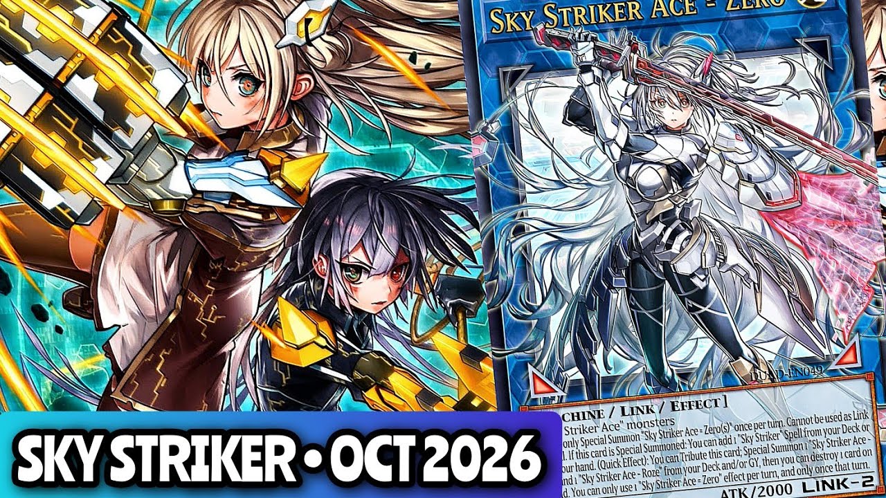 1-Е МЕСТО! Обзор колоды Sky Striker! ОКТЯБРЬ 2026!