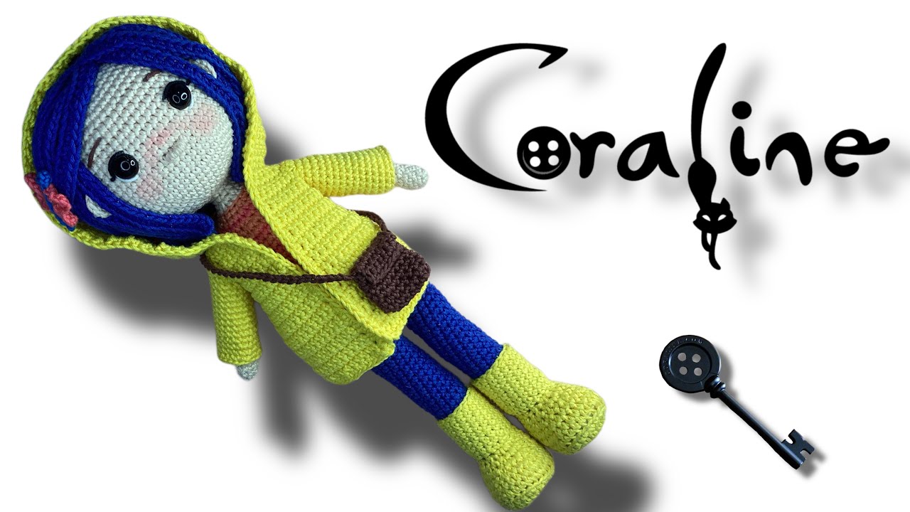 CORALINE AMIGURUMI 4/4 #coralineacrochet #tutorialcoraline #coralinetejida