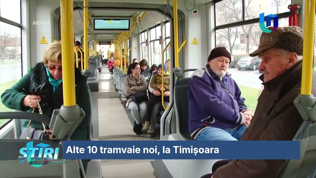 Alte 10 tramvaie noi, la Timișoara