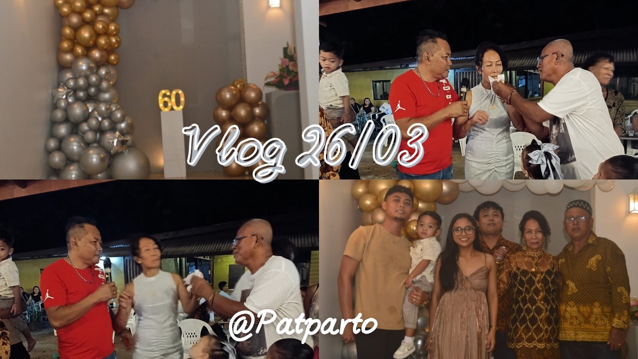 Vlog 26/03: Tante Wonny 60th b-day party @patparto88