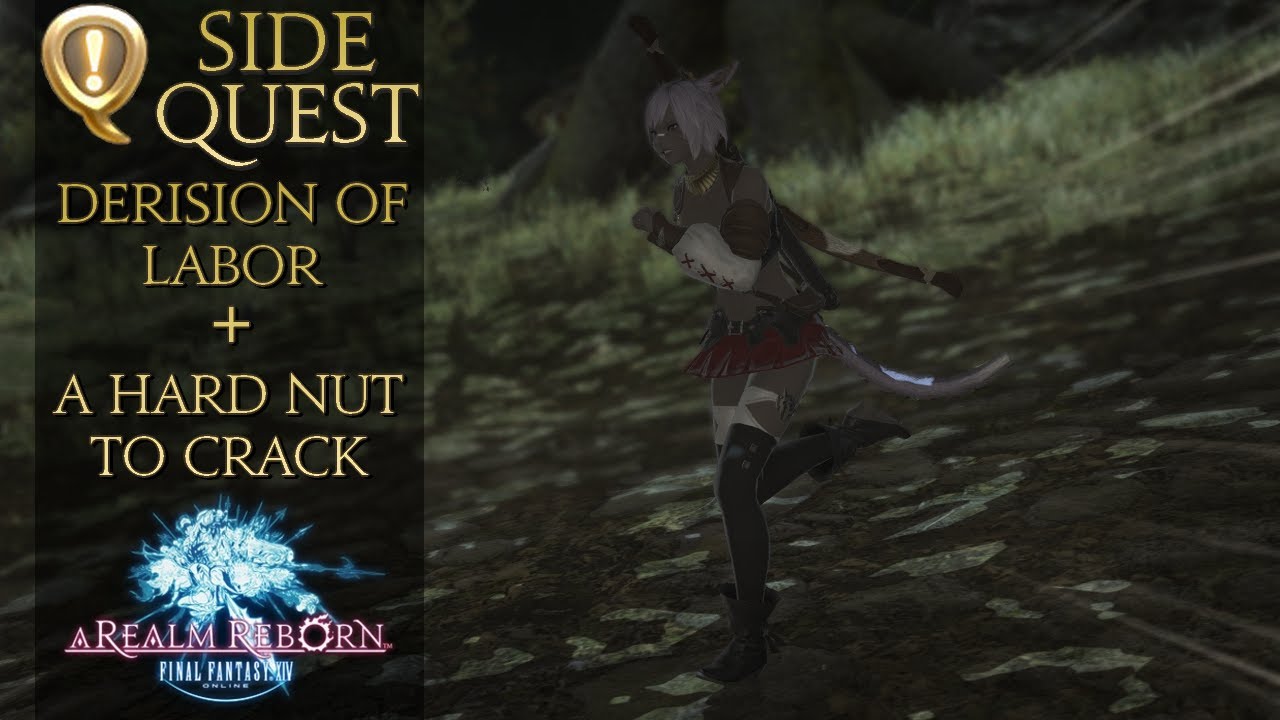Derision of Labor and A Hard Nut to Crack | Final Fantasy 14 | Side Quest