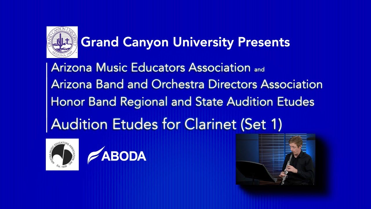Clarinet AZ Regional and All State Auditions Demonstration