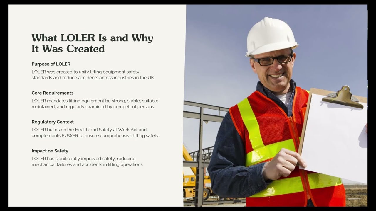 LOLER Explained: What Needs a Thorough Examination and Why It Matters