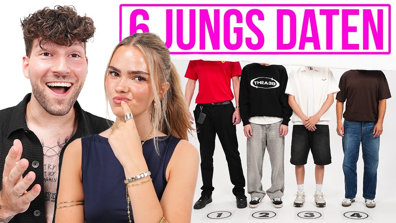 6 JUNGS BLIND DATEN! 😍 mit Christine
