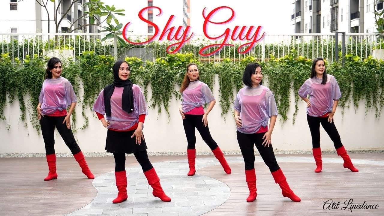 SHY GUY - ATIT LINEDANCE (DEMO & TUTORIAL)