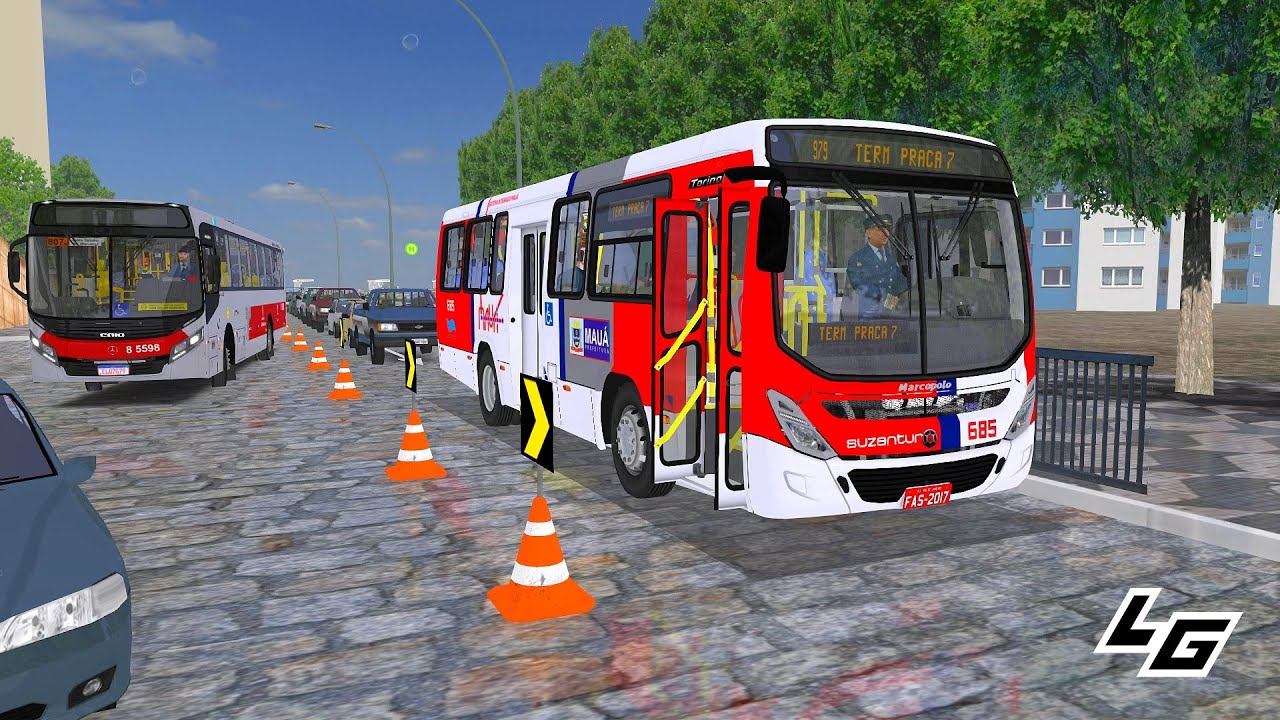 🔴[OMSI 2] ÔNIBUS COM DEFEITO NA PORTA - Torino 2014 OF-1519 BlueTec 5 +G29 | MAUA - Mapa Beira Mar