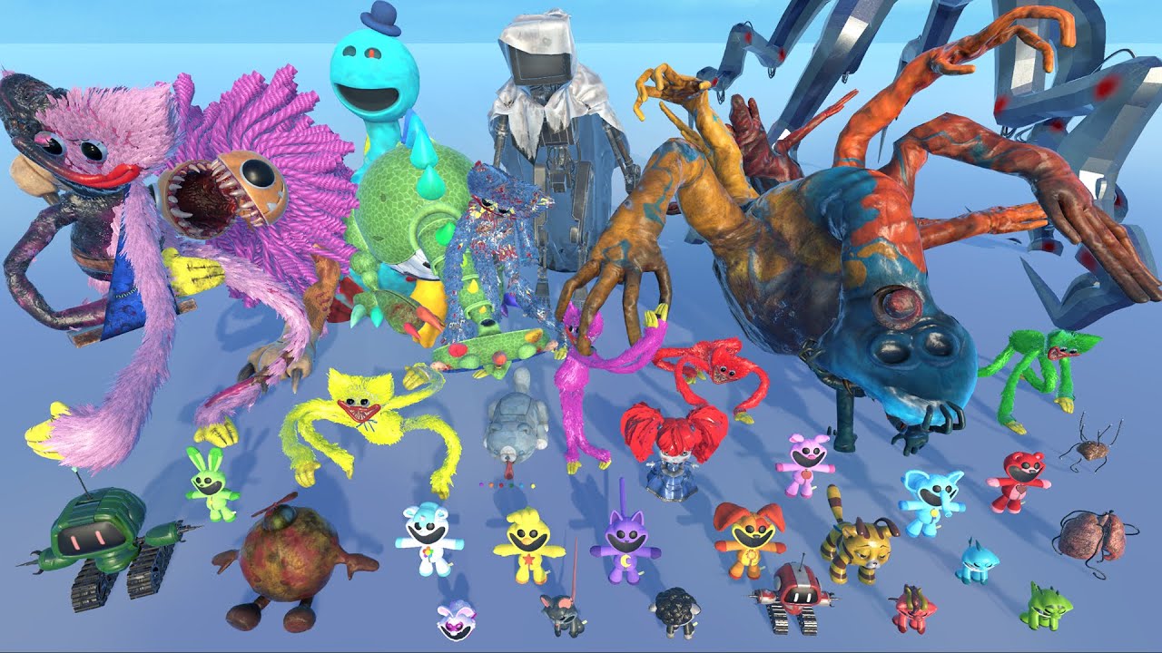 Poppy Playtime Chapter 4 Size Comparison | 3D Monster Animation